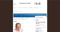 Desktop Screenshot of lavoisierconseil.com