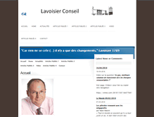 Tablet Screenshot of lavoisierconseil.com